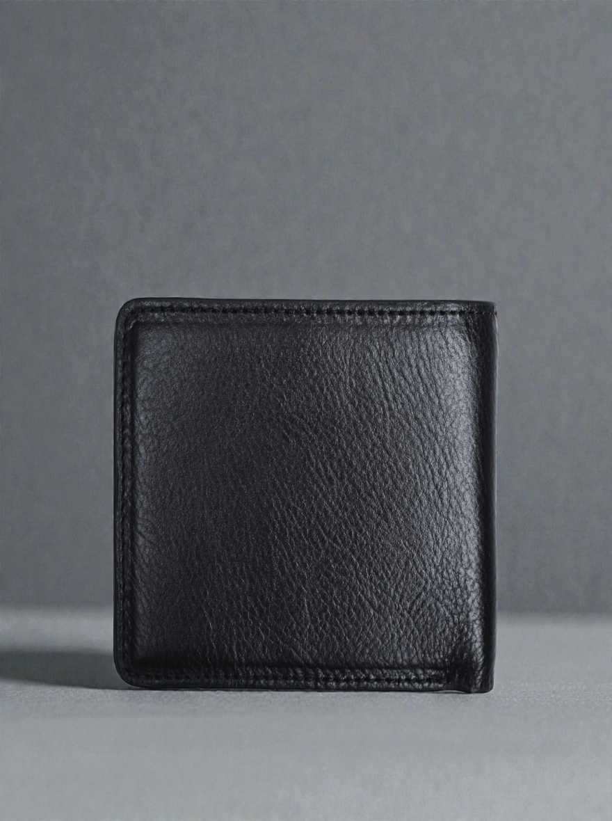 Zays Handcrafted Premium Leather Bifold Short Wallet zsw107