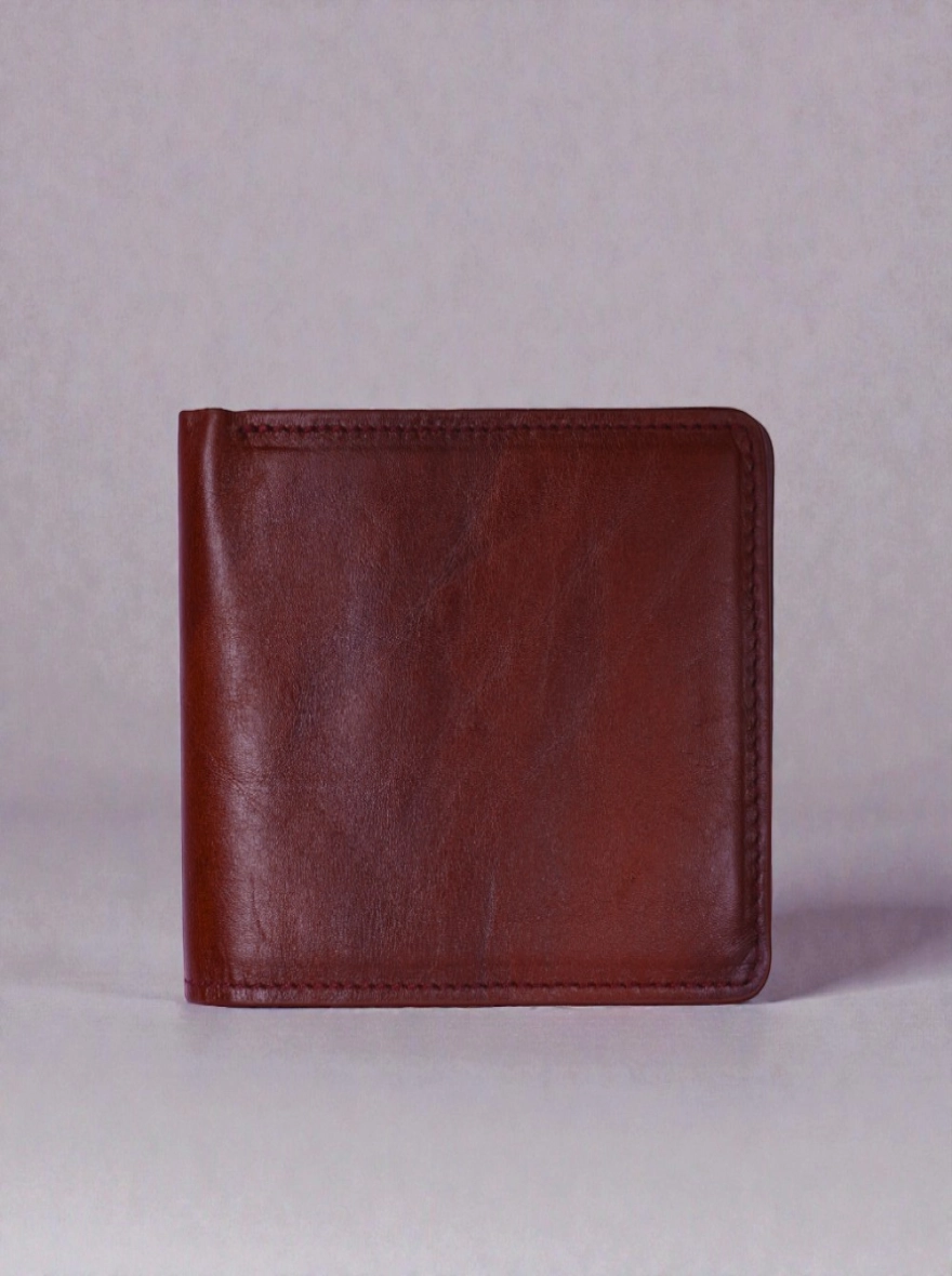 Zays Handcrafted Premium Leather Bifold Short Wallet zsw107