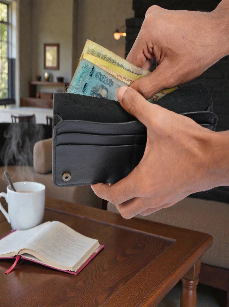 Zays Handcrafted Full-Grain Leather Long Wallet