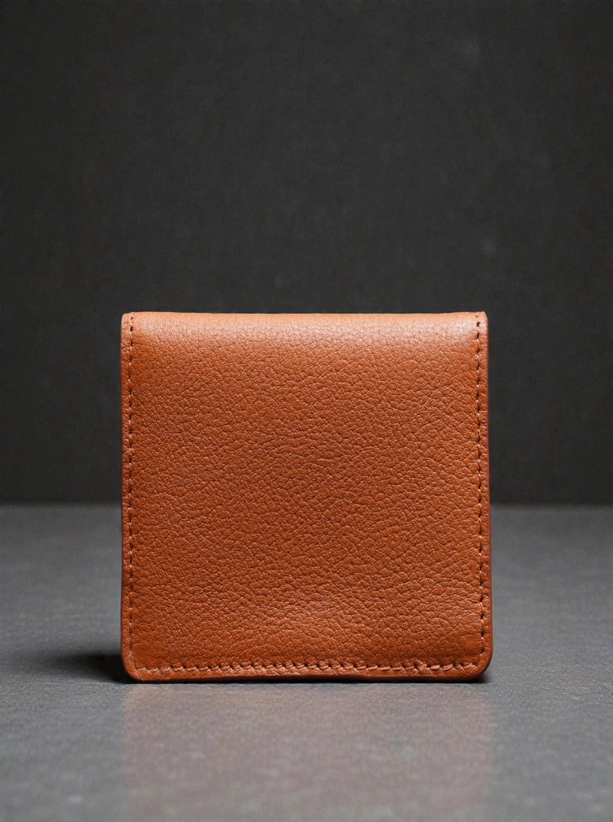 Zays Premium Eco-Friendly Leather Magnetic Card Holder Mini Wallet