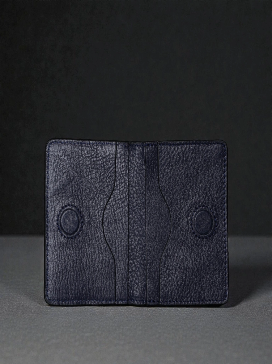 Zays Premium Eco-Friendly Leather Magnetic Card Holder Mini Wallet