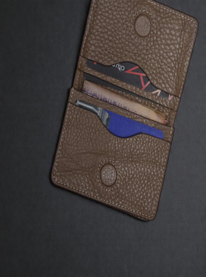 Name: Zays Premium Eco-Friendly Leather Magnetic Card Holder Mini Wallet