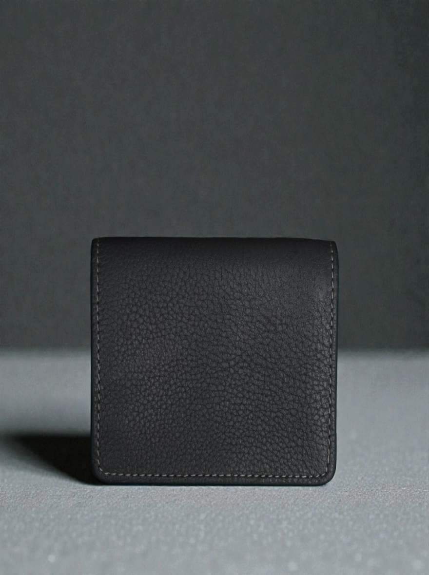 Name: Zays Premium Eco-Friendly Leather Magnetic Card Holder Mini Wallet