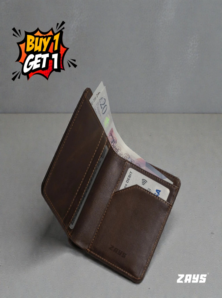 Zays Premium Leather Wallet & Belt Combo Offer 127