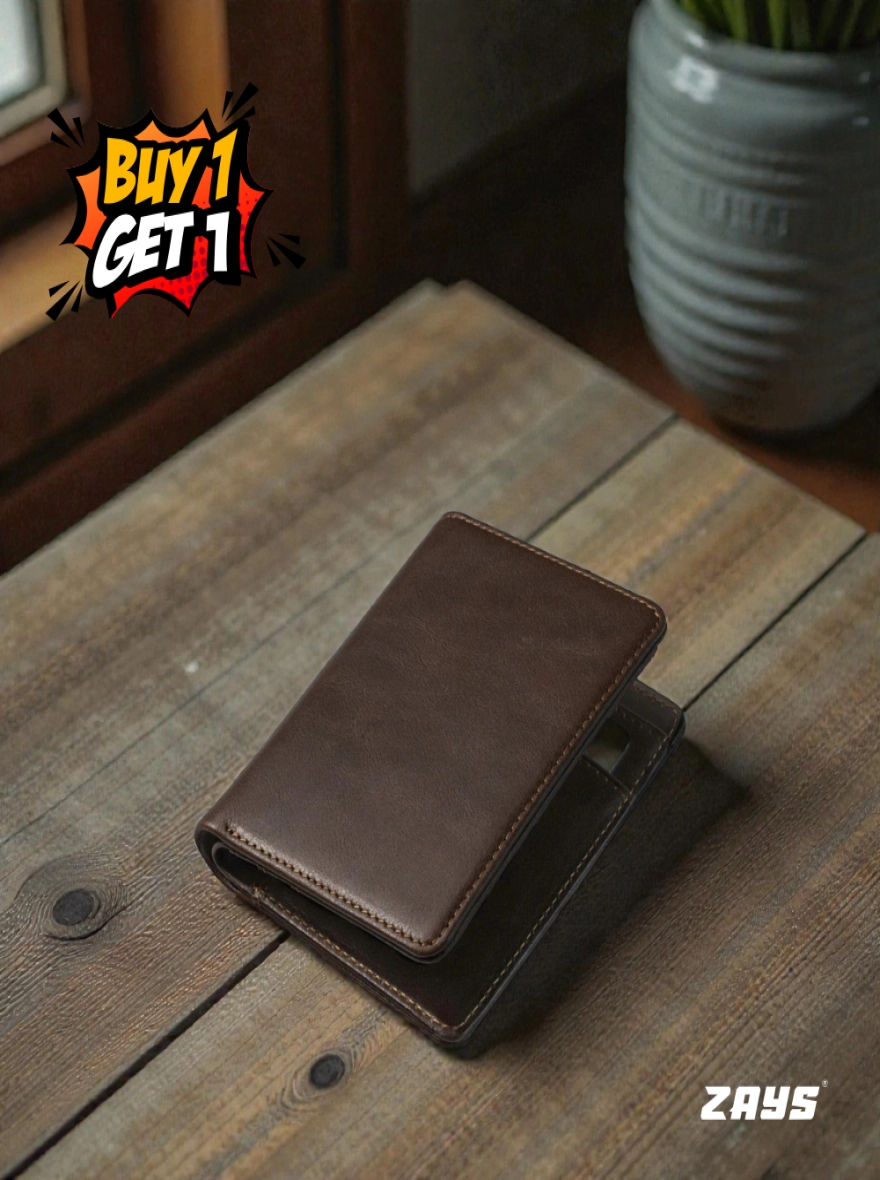 Zays Premium Leather Wallet & Belt Combo Offer 127