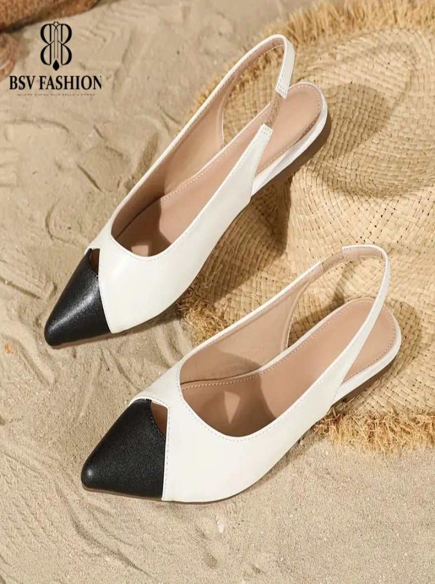 Premium Two-Tone Comfortable Flat Sandals