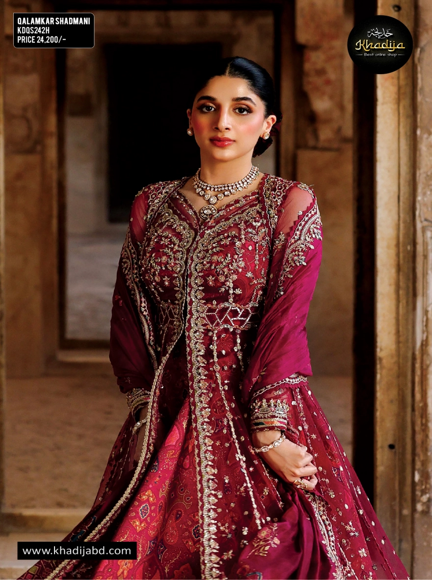 Qalamkar Shadmani Formals Wedding Collection-Unstitched