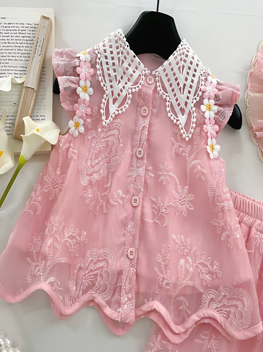 Imported Sleeveless Pink Casual Tops & Short Pant Set