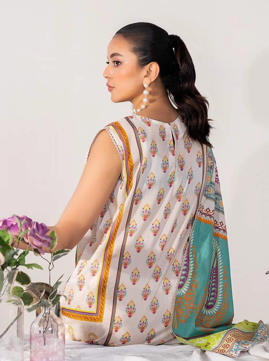 Rosewood Gold-Threaded Ensemble-unstitched