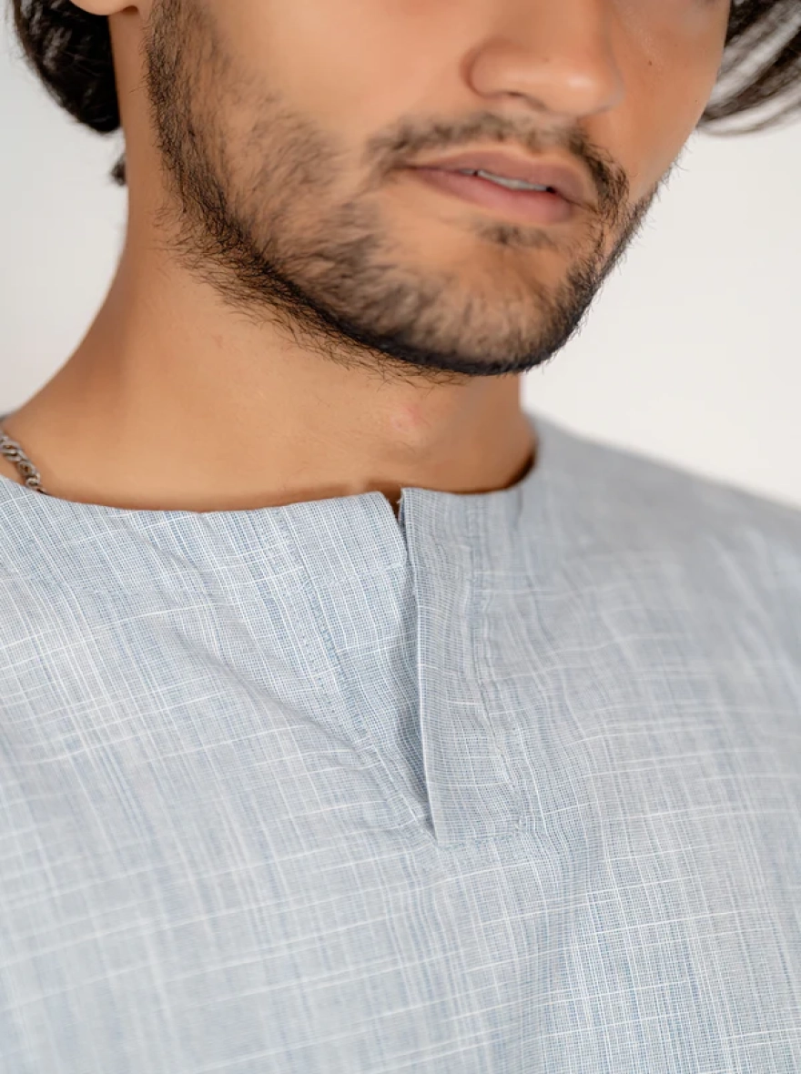 Kiyaan Khaadi Panjabi – White