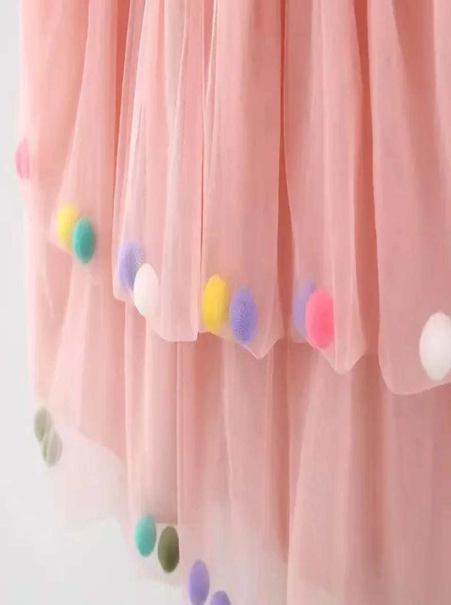 Imported Casual Cotton Soft Pink Frock (China)