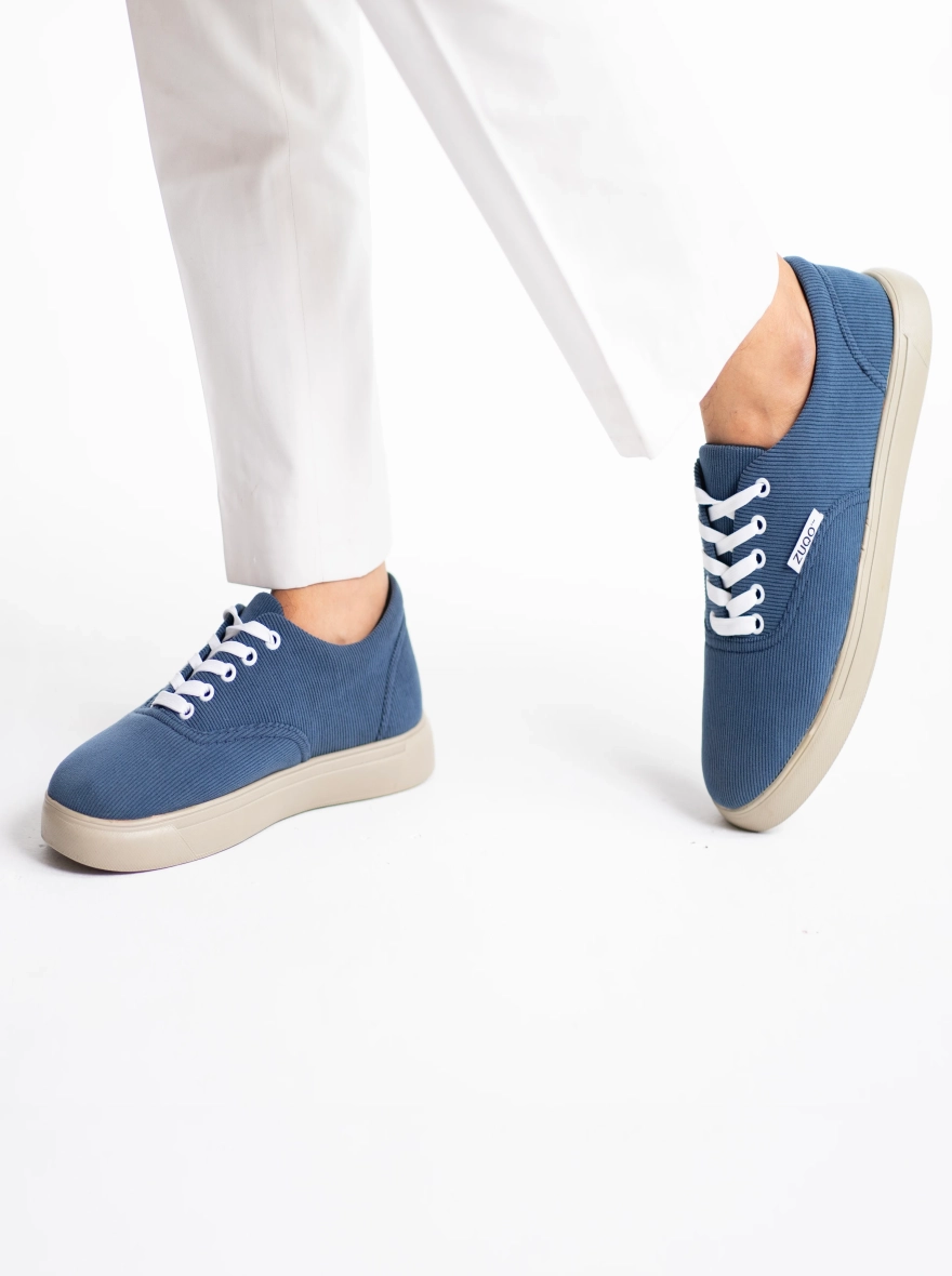 Zuqo Men's Sneaker - Navy Blue