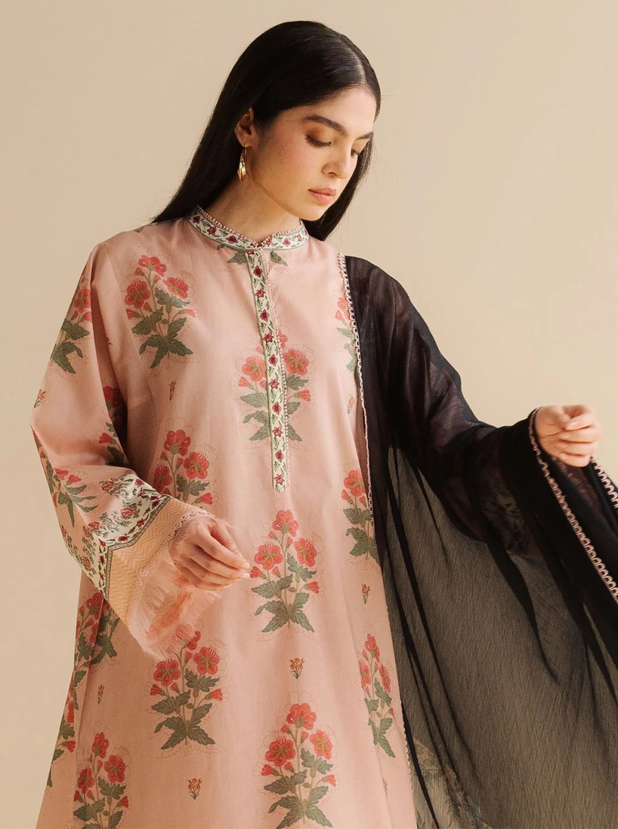 Zara Shahjahan Coco Print – 3 Piece Digital Printed Unstitched Lawn Suit