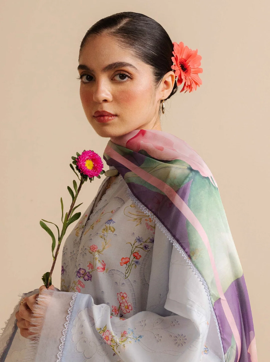 Zara Shahjahan Coco Print – 3 Piece Digital Printed Unstitched Suit