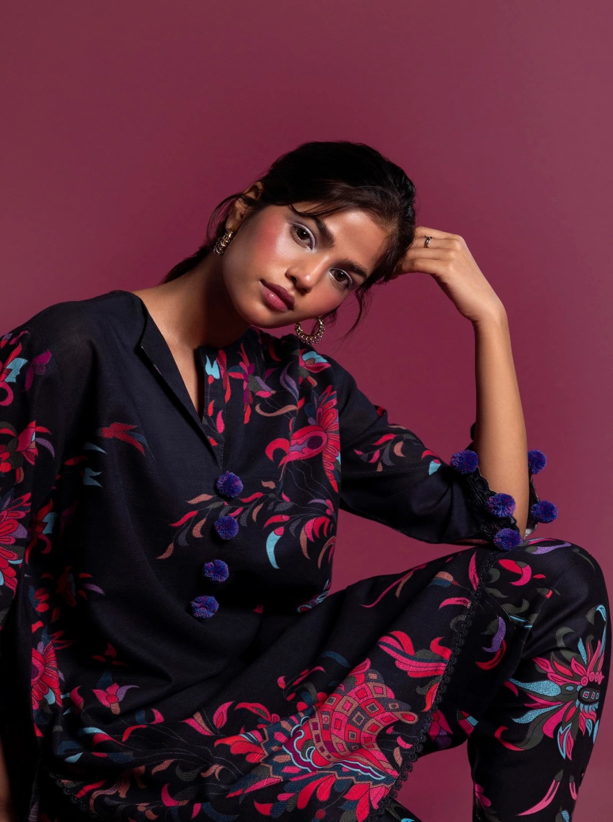 Sana Safinaz Mahay – Digital Printed Unstitched 2-Piece Suit