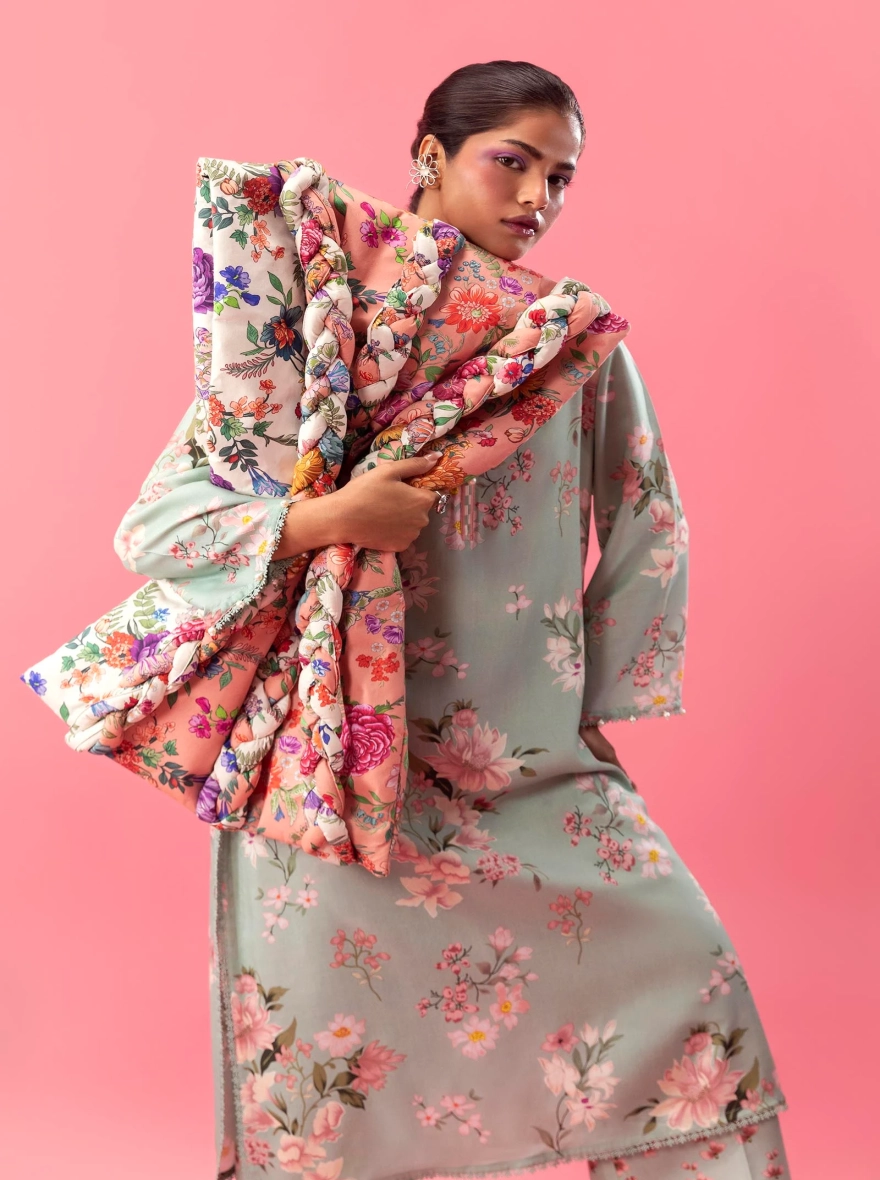 Sana Safinaz Mahay – Digital Printed Linen & Cambric 2-Piece Suit-unstitched