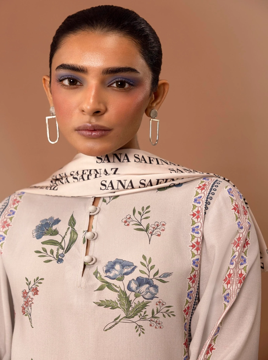Sana Safinaz Mahay – Digital Printed Linen & Cambric Two-Piece Suit-unstitched