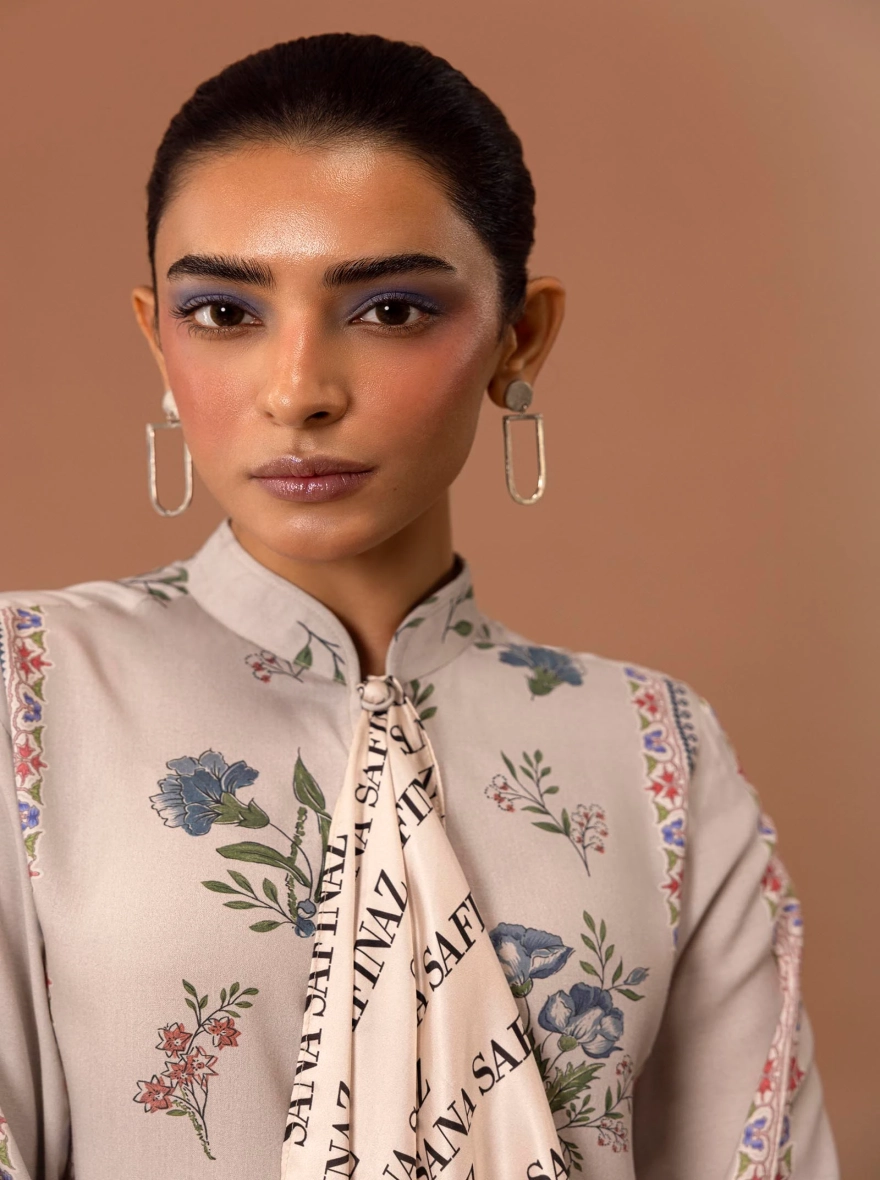 Sana Safinaz Mahay – Digital Printed Linen & Cambric Two-Piece Suit-unstitched