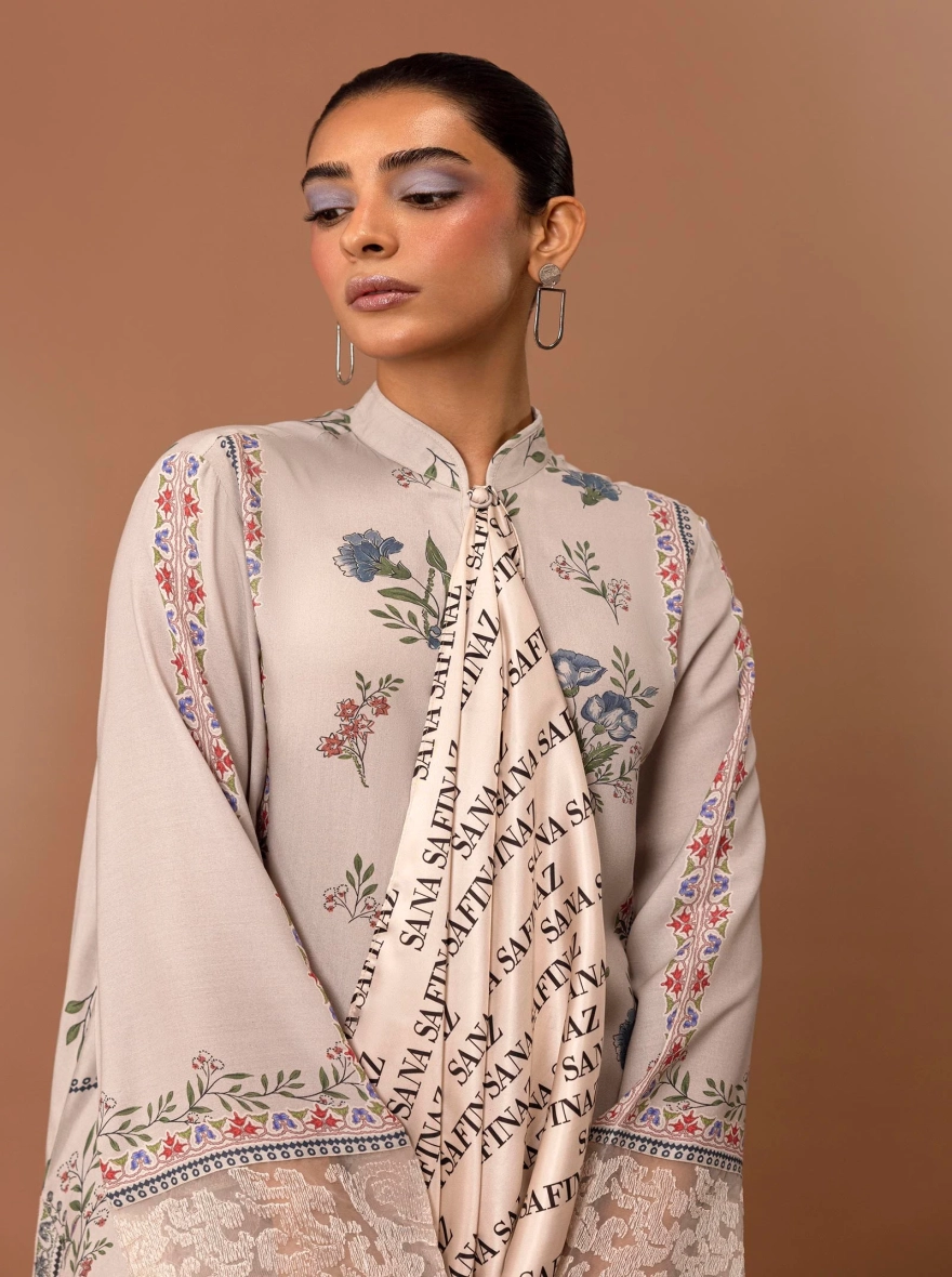 Sana Safinaz Mahay – Digital Printed Linen & Cambric Two-Piece Suit-unstitched