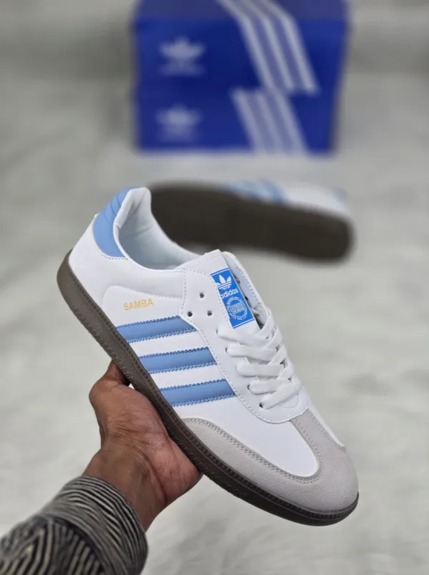 Adidas Samba Blue Sneakers – OEM Grade