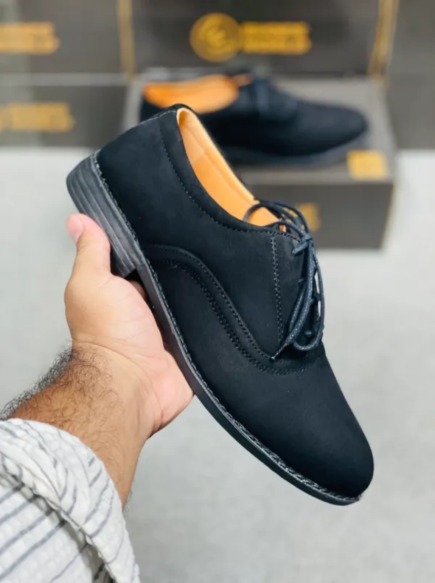 Dervy Black-Formal Shoes-Men