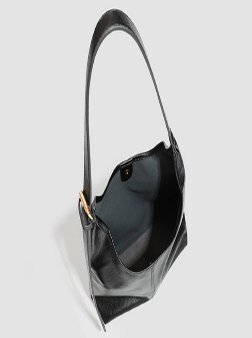 Urban Gloss Slouchy Tote – Noir & Espresso Edition