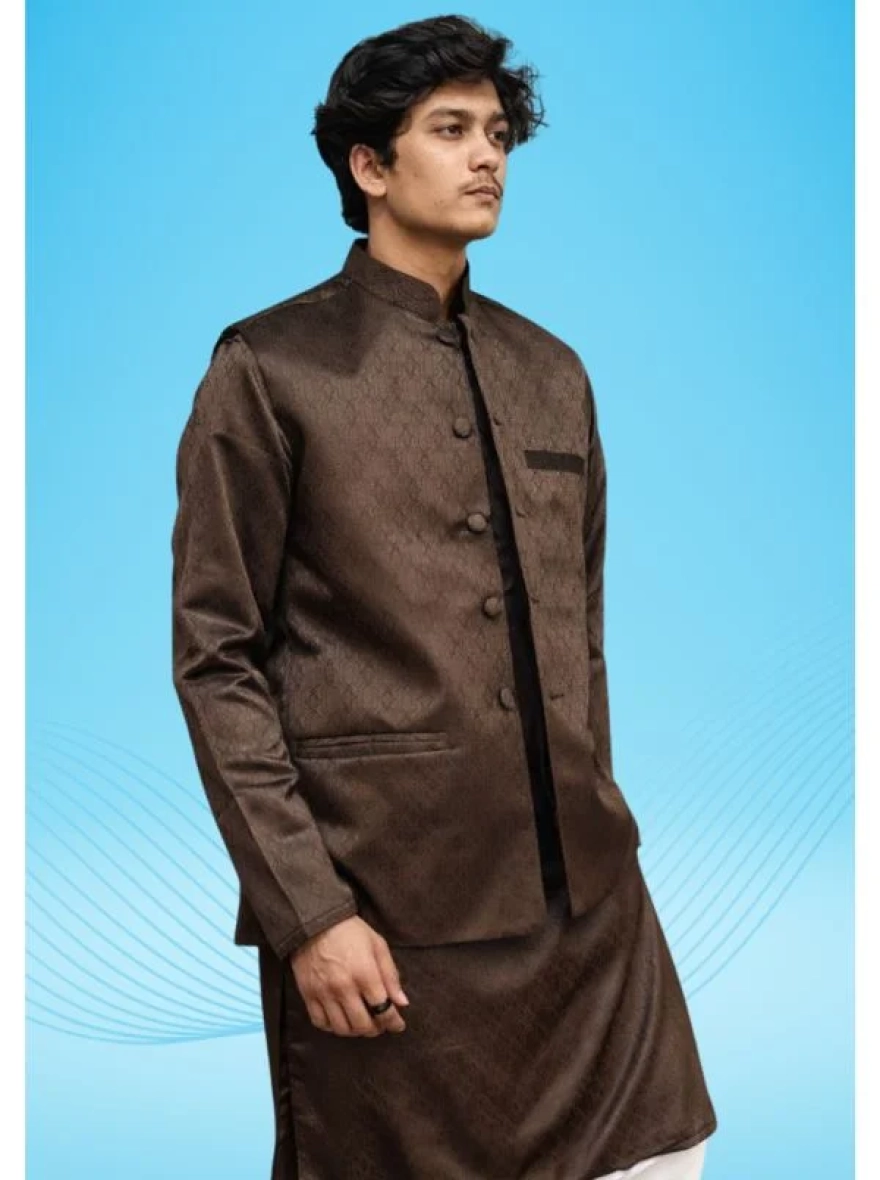 Sapphire Blue Signature Cotton Panjabi