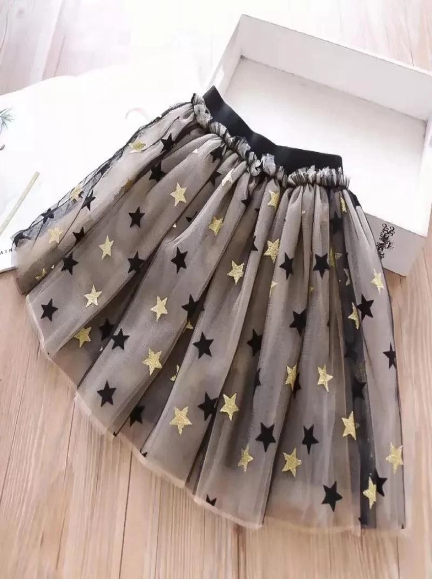 Imported Luxury Duck Star Black X White Skirt (China)