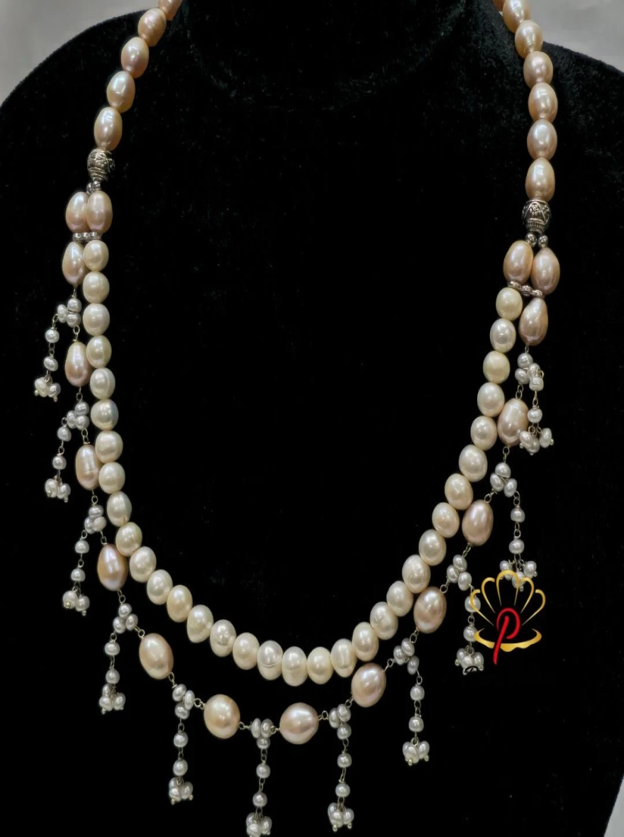 Golden Grace Pearl Necklace.