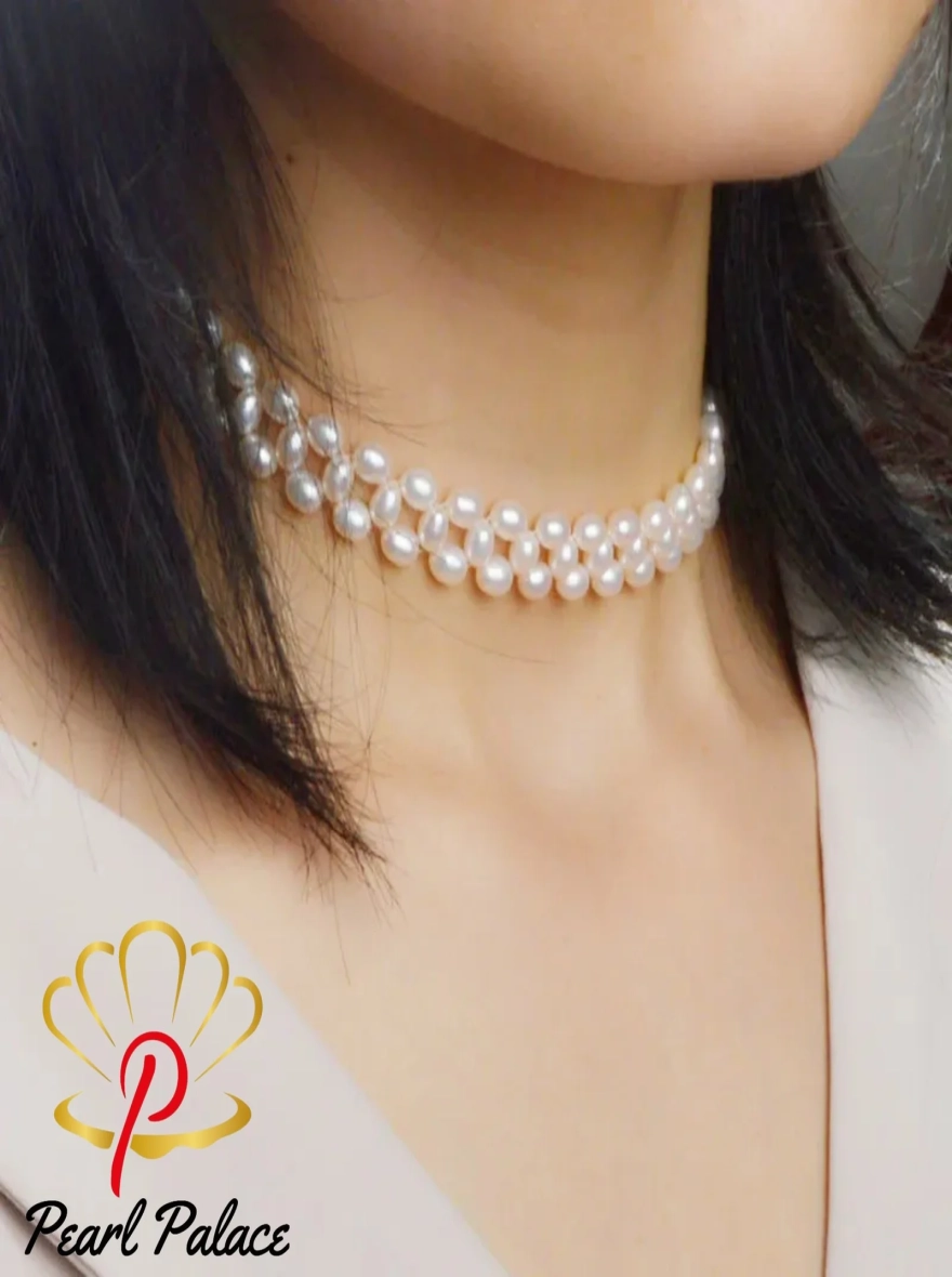 Sterling Glow Wedding Pearl Necklace Genuine 925 Sterling silver clasp Pearl Jewelry for women bride Wedding