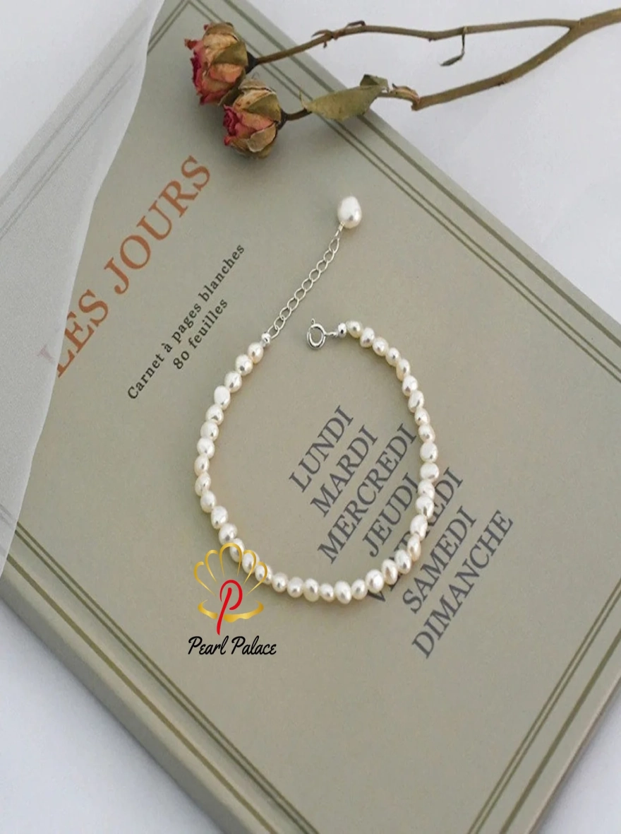 Natural Freshwater Pearl Beaded Bracelet