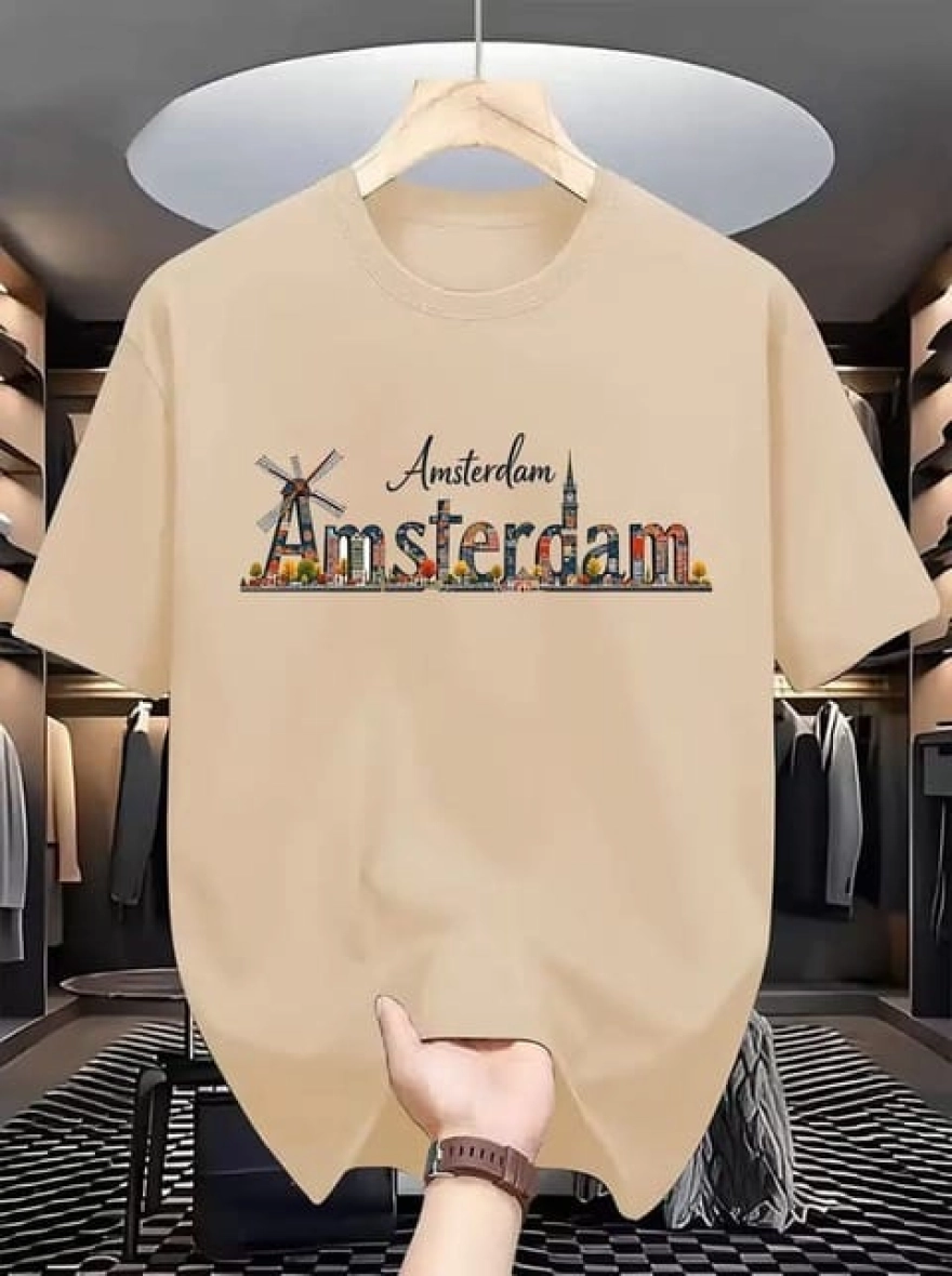 Amsterdam Skyline Heritage Tee