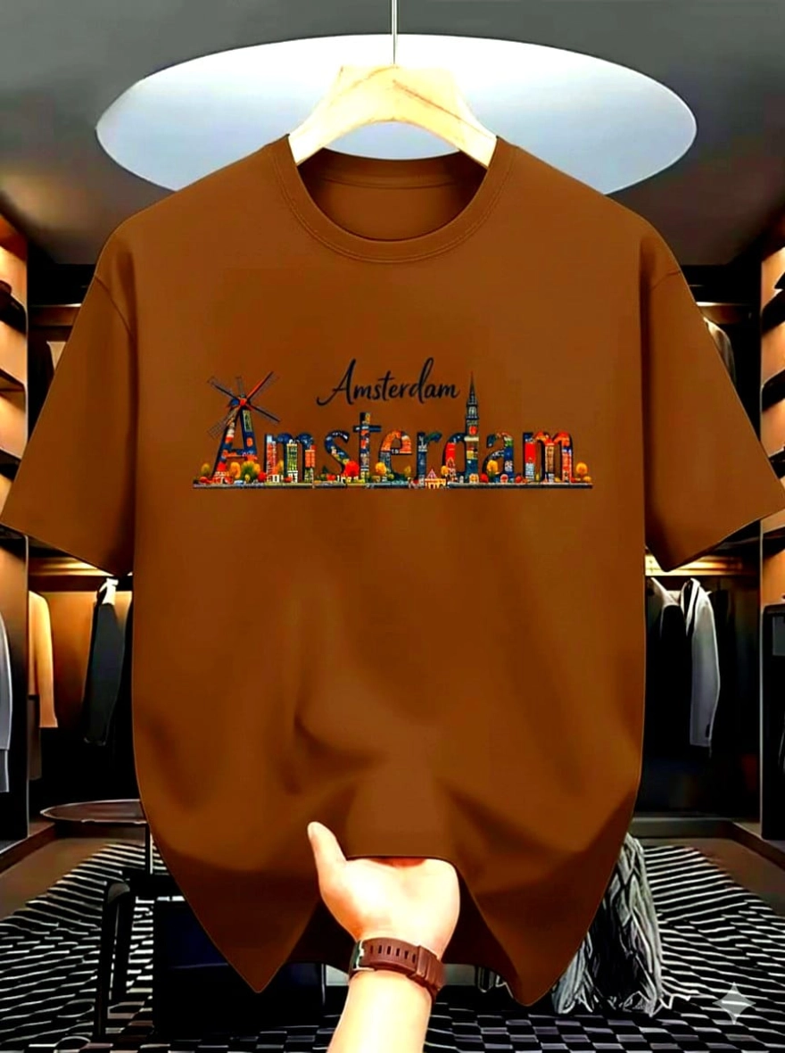 Amsterdam Skyline Heritage Tee