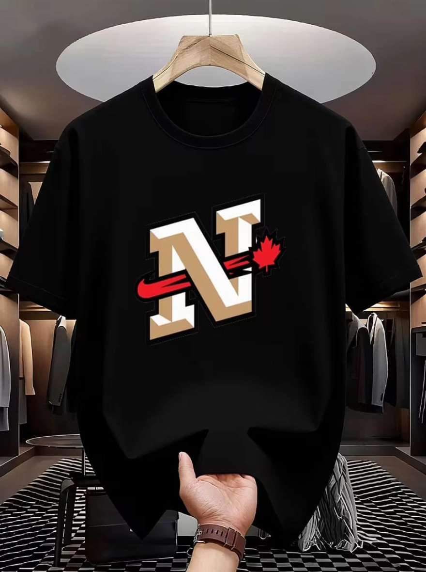 Canadian "N" Varsity White Tee