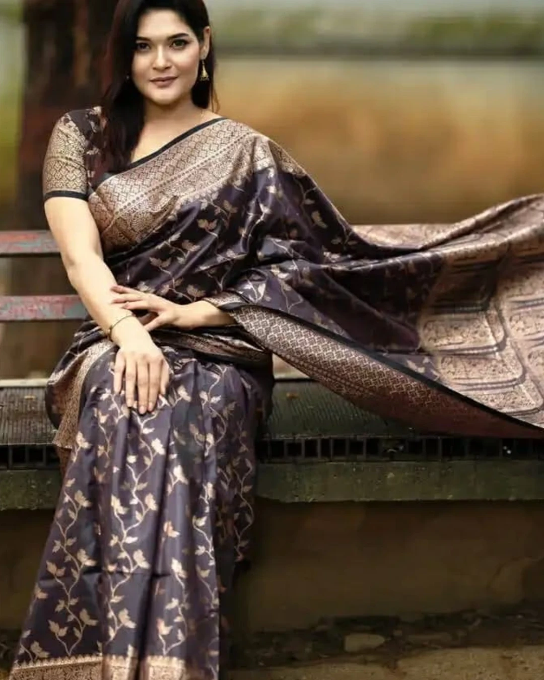 Elegant Kanchipuram Soft Silk Katan Saree - Tradition & Grace Collection
