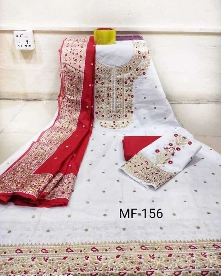 Royal Purple & Mustard Embroidered 3-Piece Salwar Kameez Suit