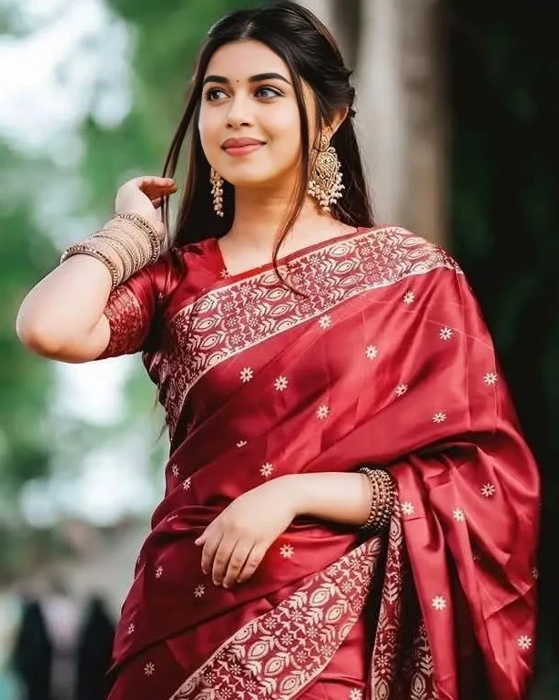 Radiant Japanese Soft Silk Screen-Print Shari