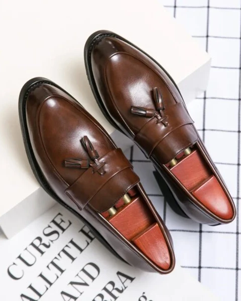 Men’s Premium Breathable Leather Loafers – Business Casual Edition