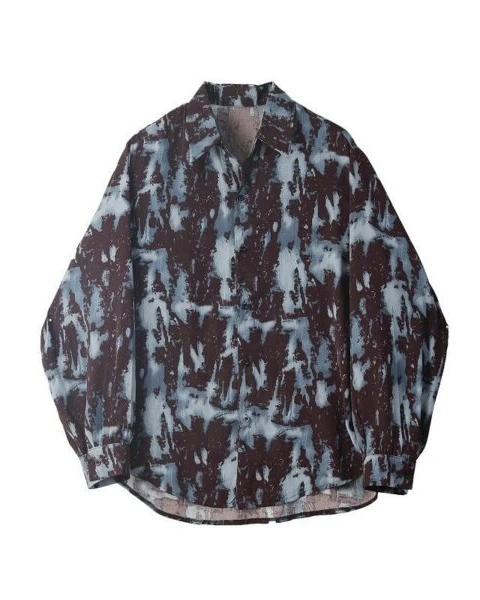 Premium Artistic Print Relaxed Shirt – Urban Hipster Edition