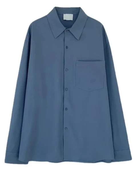 Premium High-End Korean Loose Long Sleeve Shirt