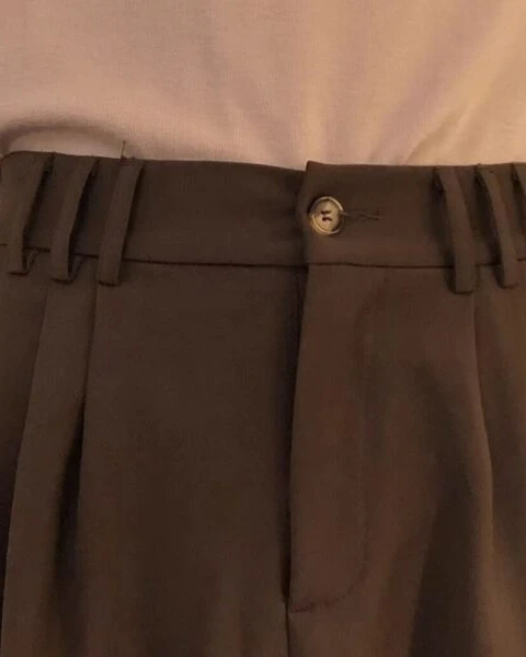 Premium Men’s Vintage Solid Suit Pants