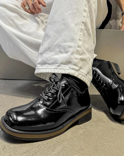 Premium Men’s British Style Leather Shoes – Elite Wedding & Party Collection