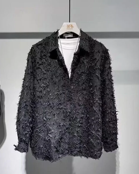 Premium Men’s Tassel Button-Down Summer Friendly Shirt