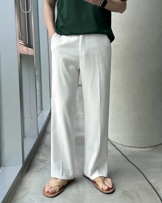 Premium Relaxed Flowing Trousers – Quiet Luxury Edition