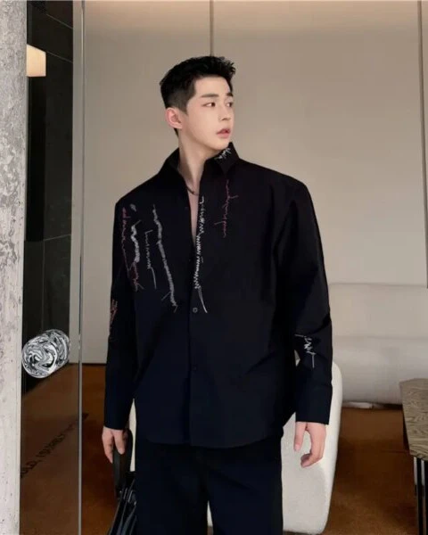 Premium Smart Micro-Elastic Long Sleeve Shirt