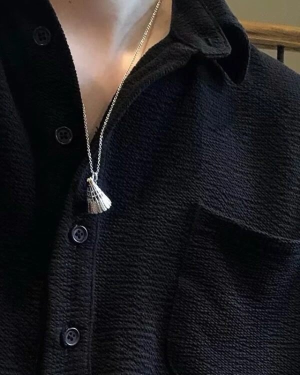 Premium Textured Waffle-Knit Polo Shirt – Garb Exclusive