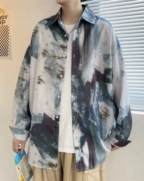 Premium Winter Loose Utility Shirt – Dual Pocket Edition