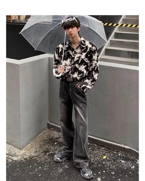 The Zen Series: Chinese Ink-Wash Artisanal Shirt