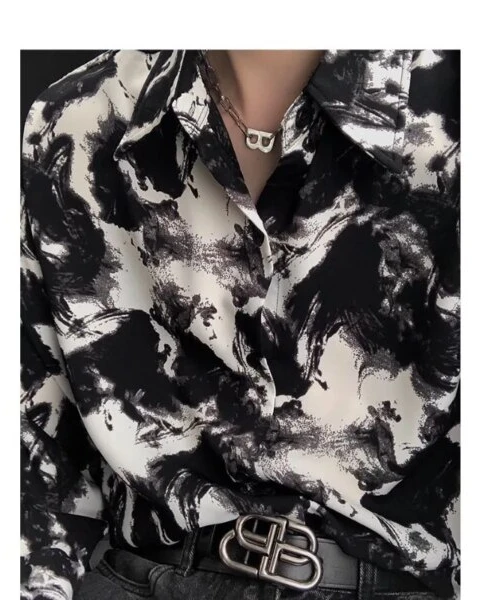 The Zen Series: Chinese Ink-Wash Artisanal Shirt