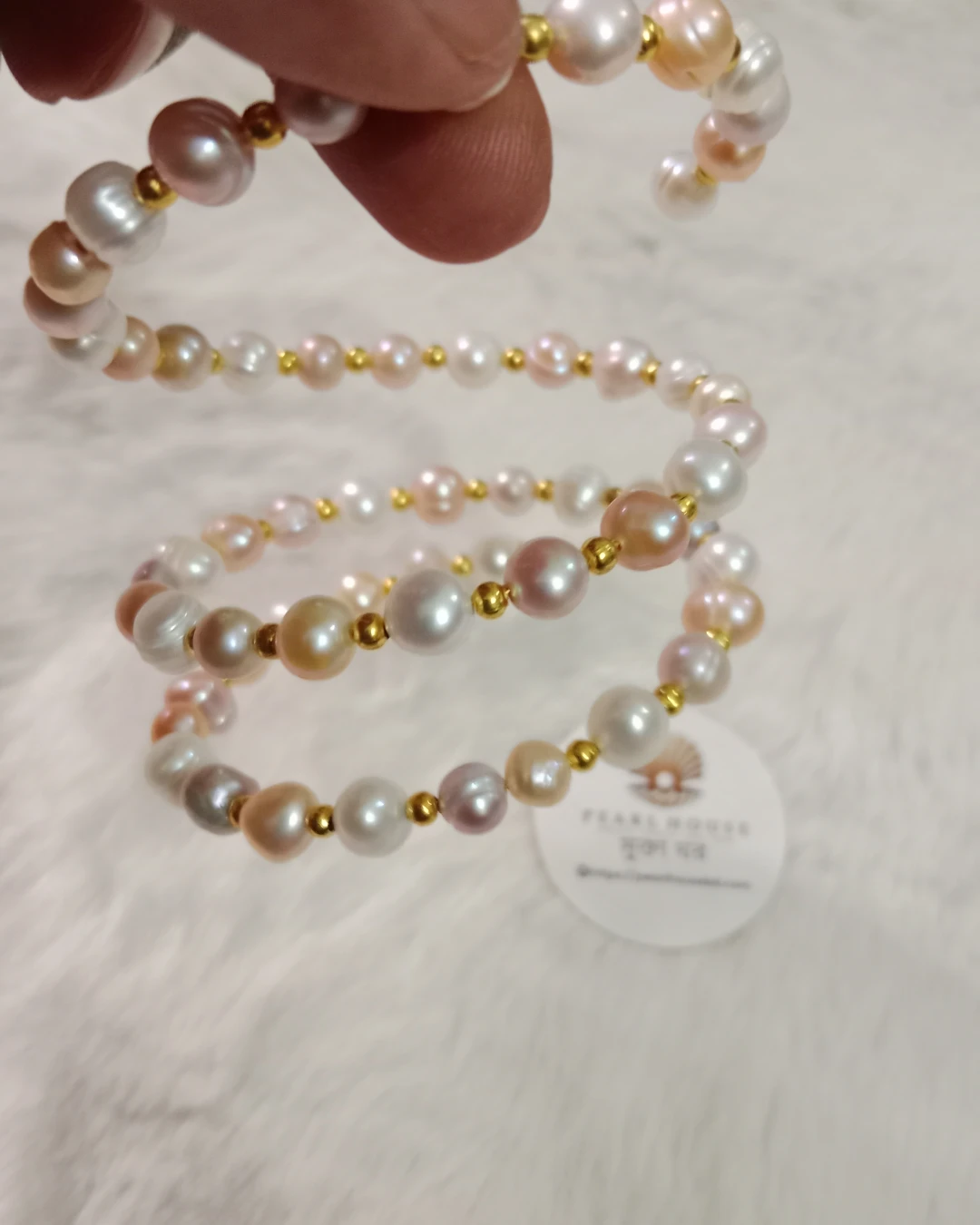 Pearl Adjustable 3 layer Bracelet 